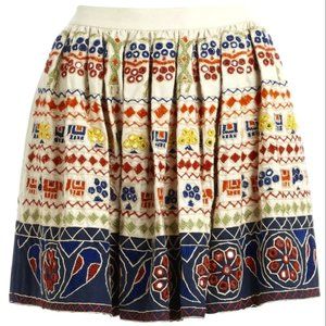 Alice & Olivia 'Tania' Embroidered Mirror Mini Skirt